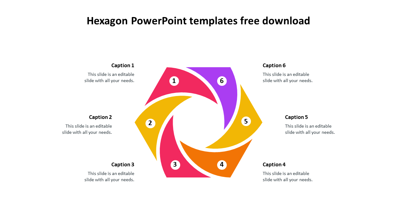 hexagon powerpoint templates free download